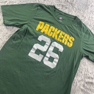 Green Bay Packers Shirt Youth Large Green Yellow White Darnell Savage Jr NFL